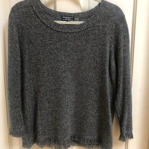 Repeat Silver Edition marled gray Cashmere Sweater, Size M